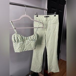 ZARA Women Mini Flare Set